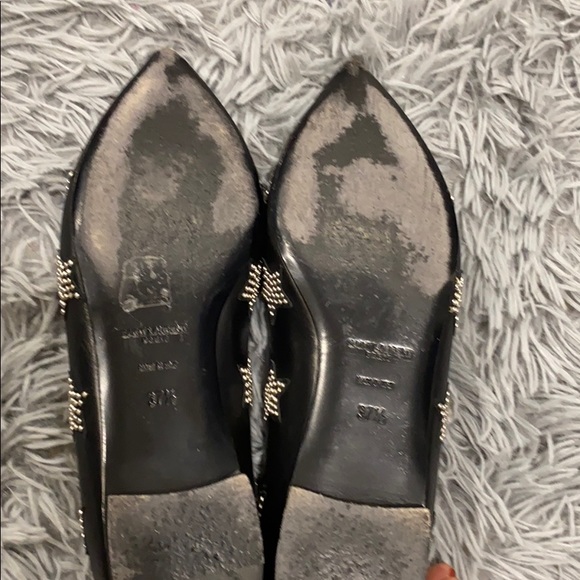 ysl flats black